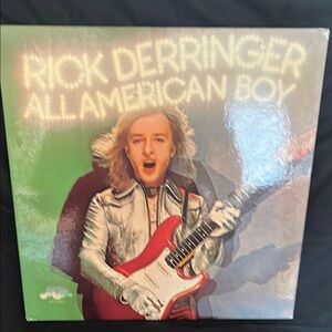 Rick Derringer All American Boy Vinyl Record - Red and Silver